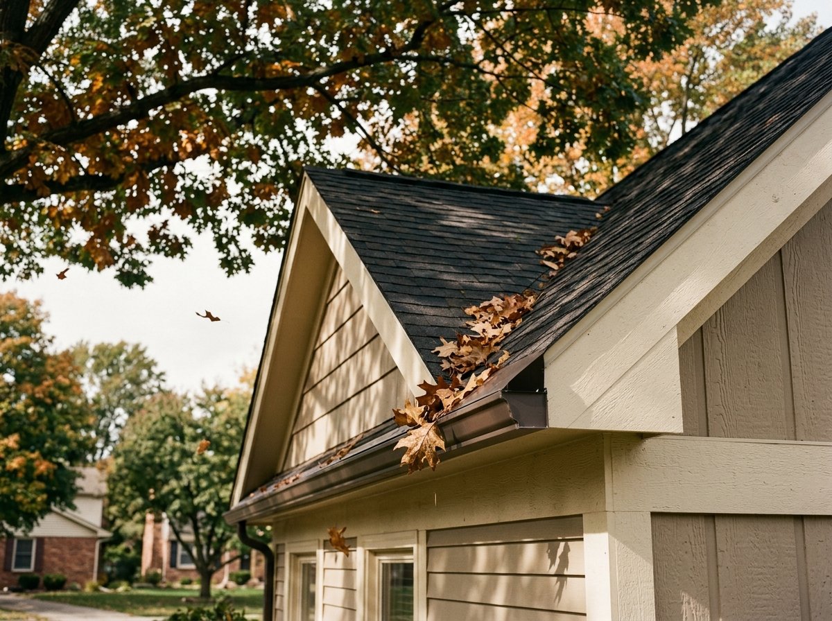 Leaf Guard Installation on an Indianapolis-area home by Indianapolis Gutter Co.